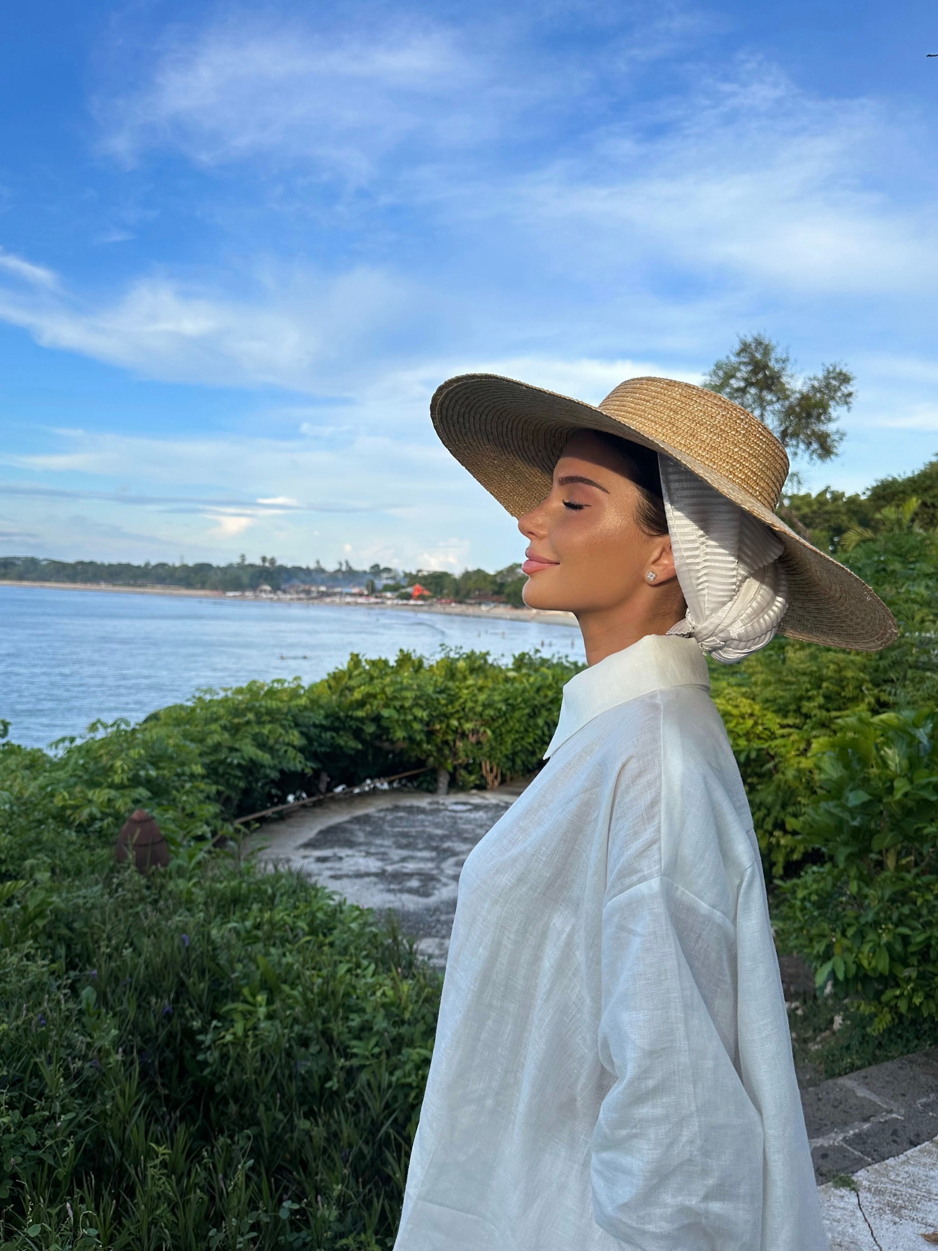 White Linen Trouser Set