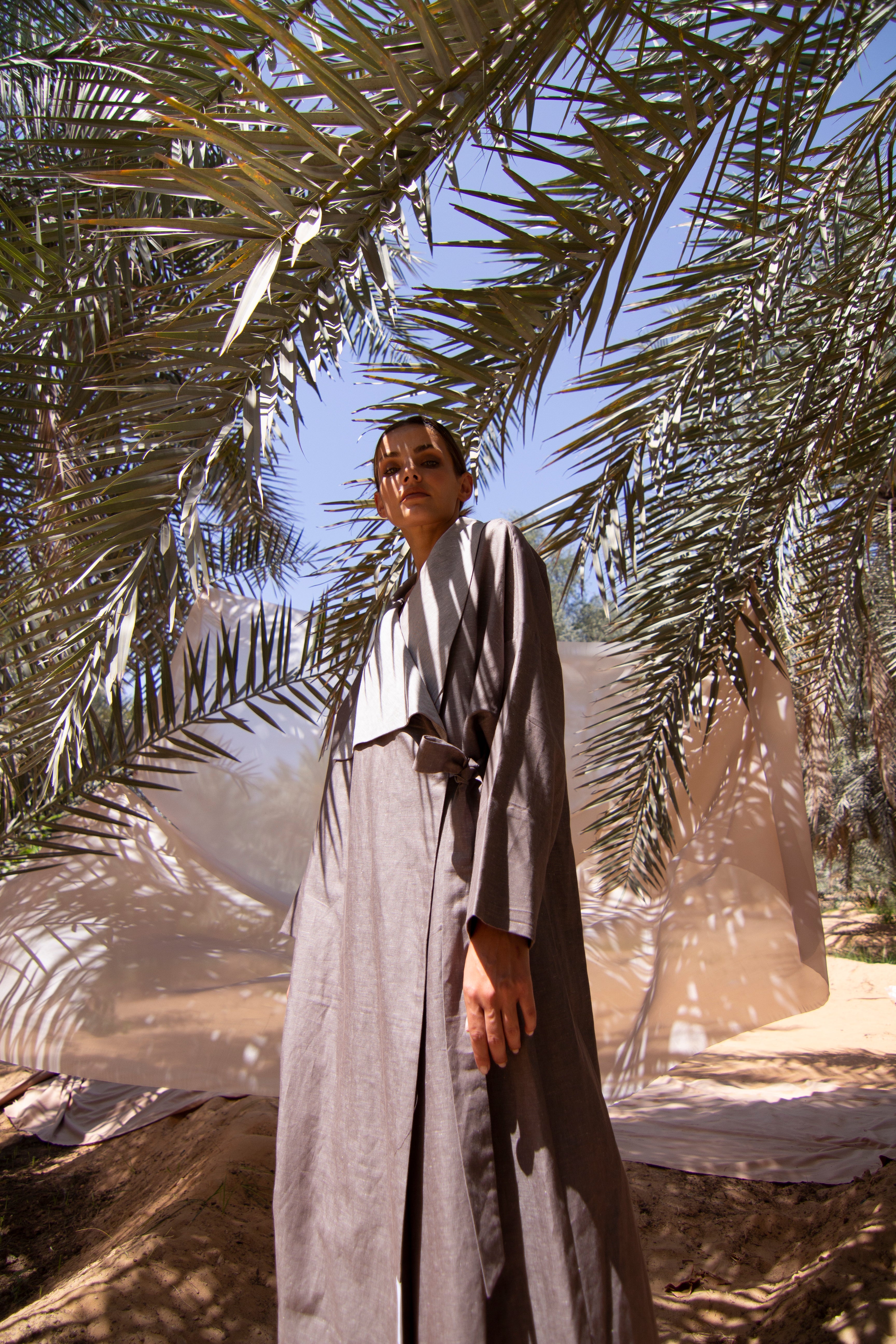 Side Tie Abaya