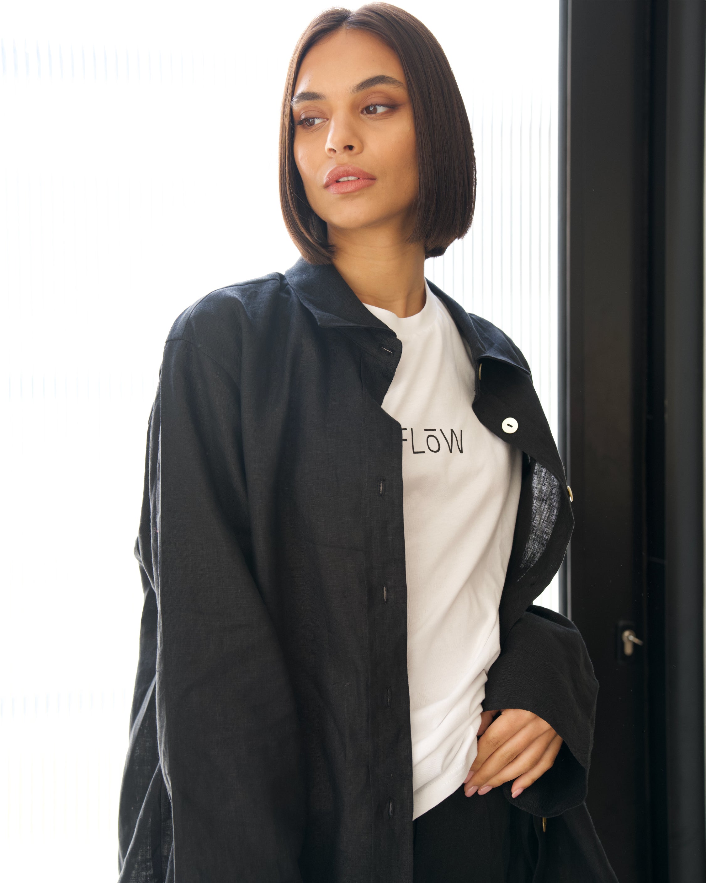Basic Black Skirt Set