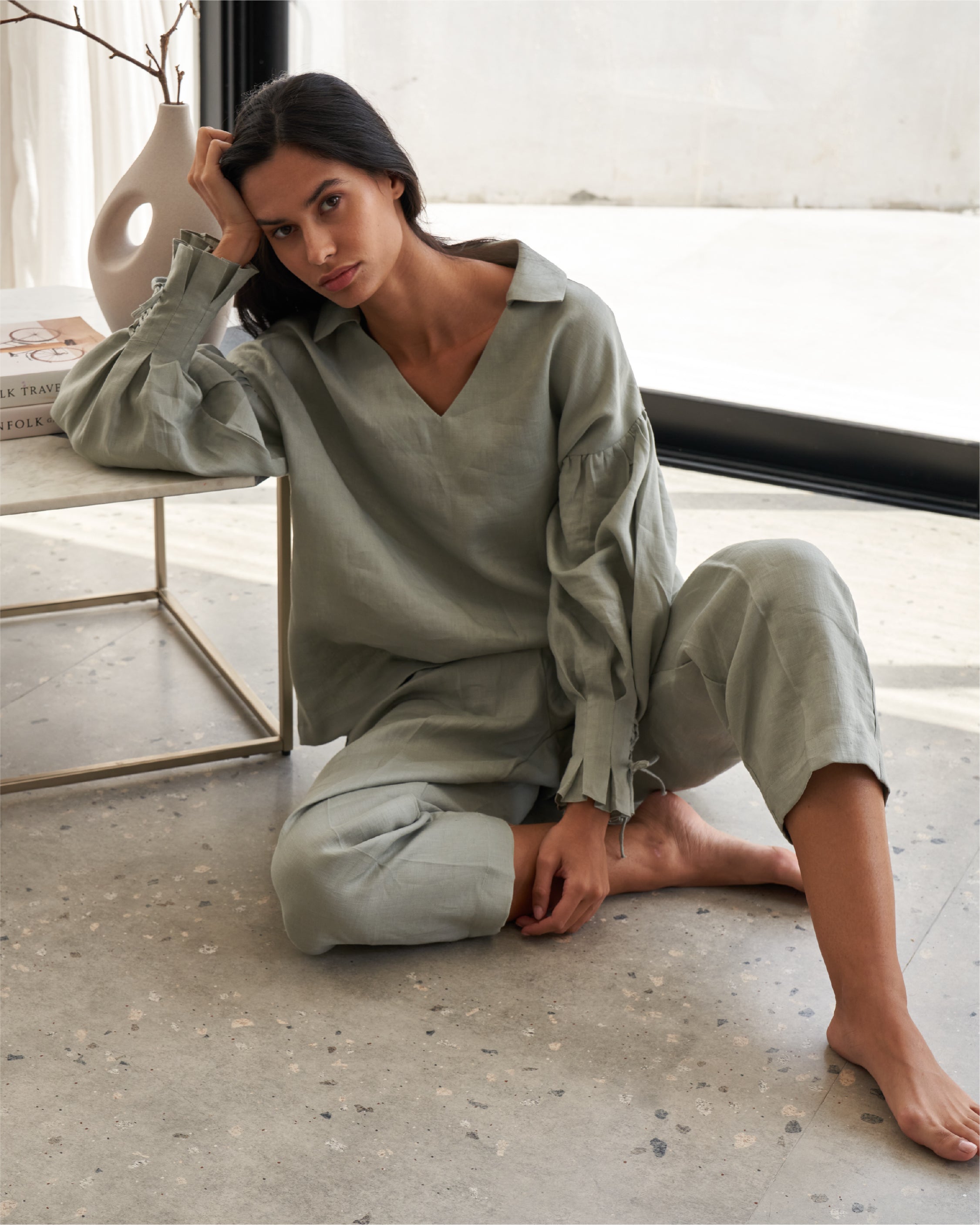 Desert Sage Trouser Set