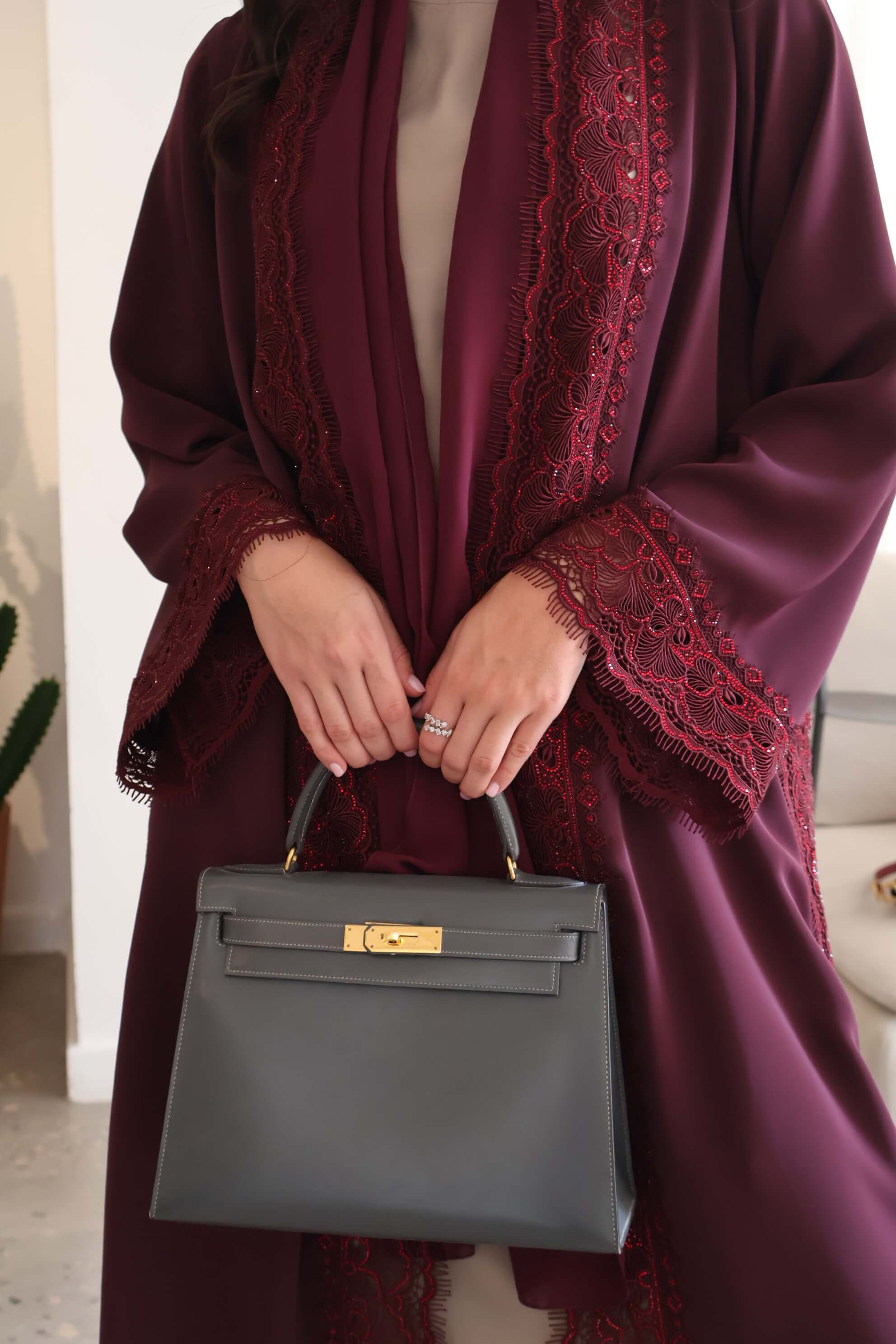The Crimson Abaya