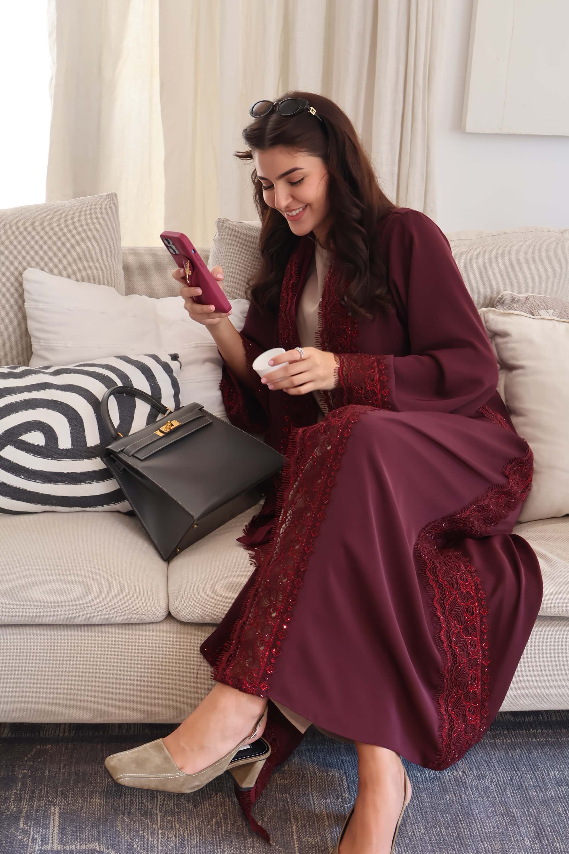 The Crimson Abaya