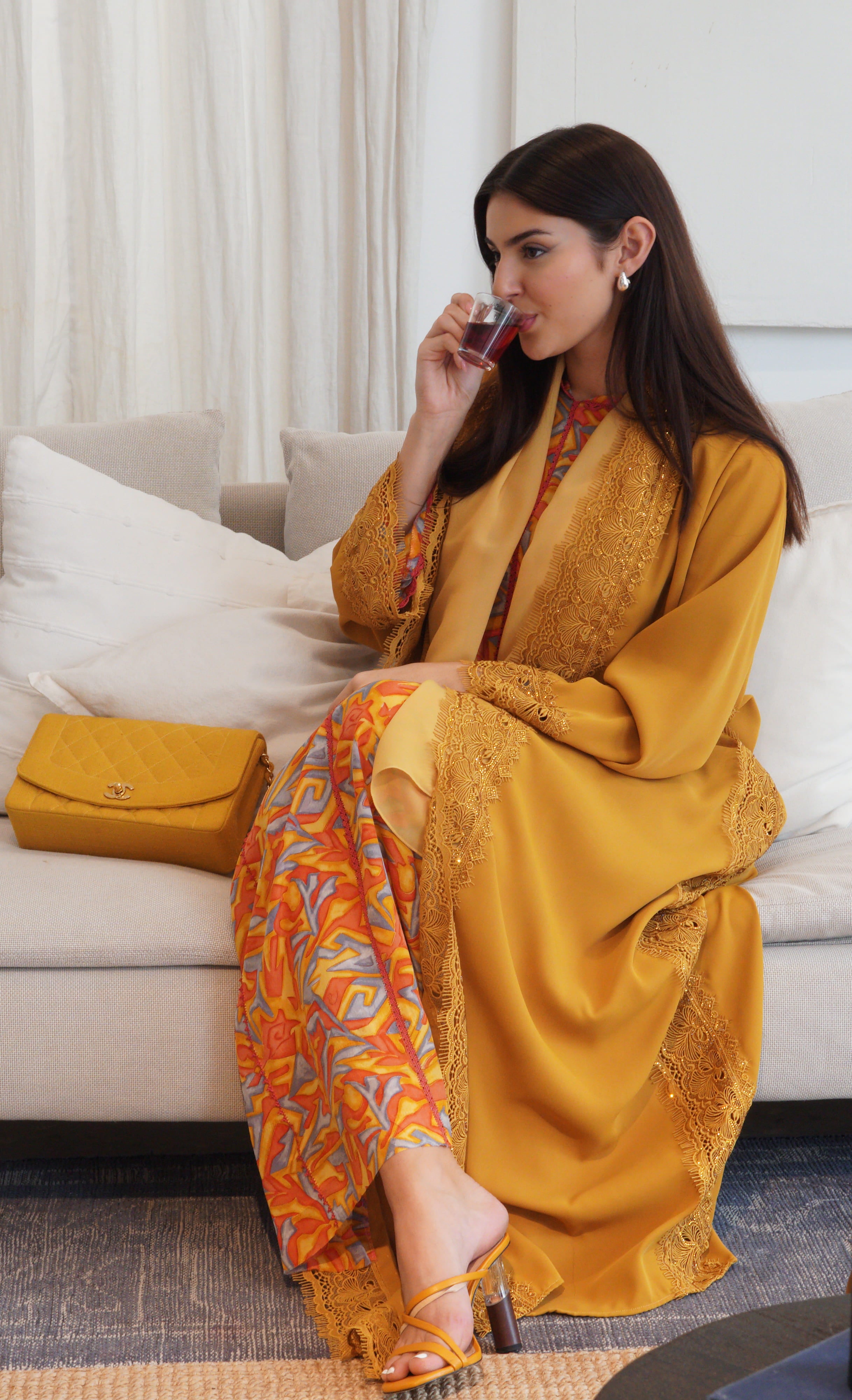 The Saffron Abaya