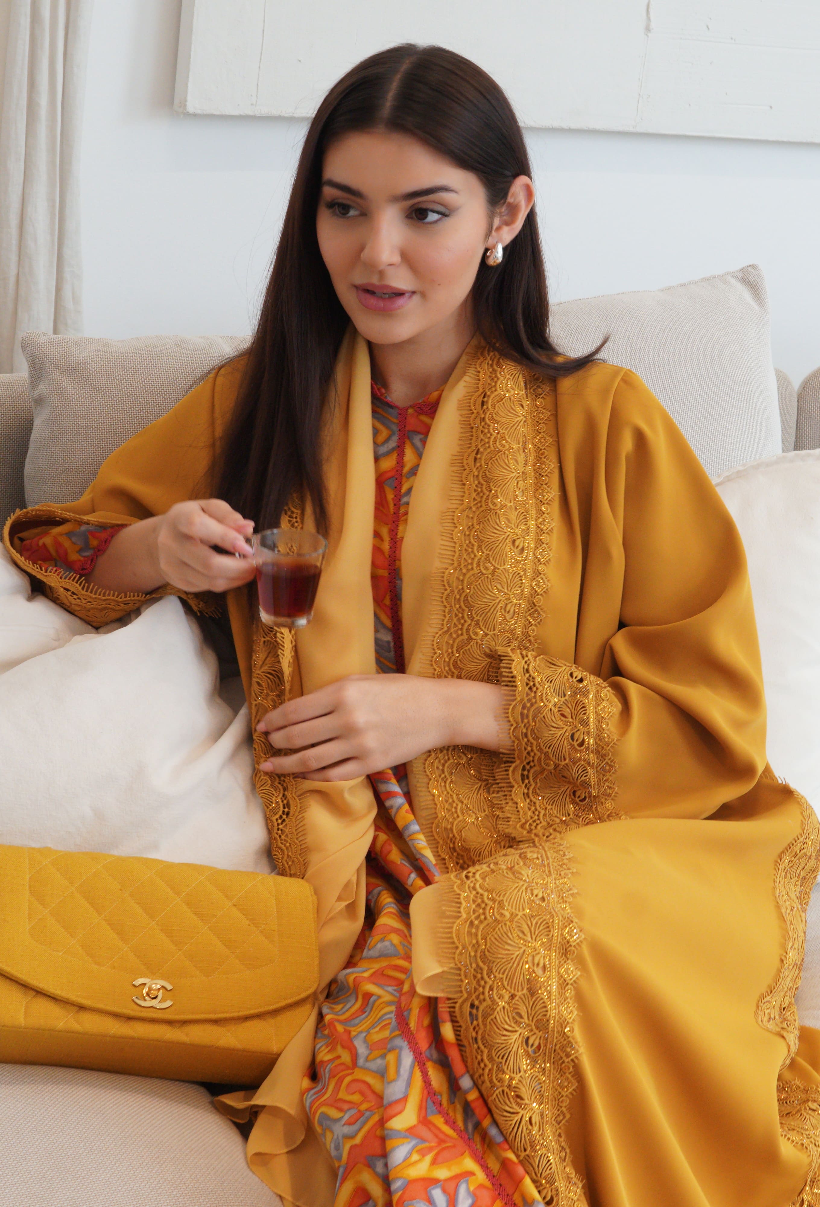 The Saffron Abaya