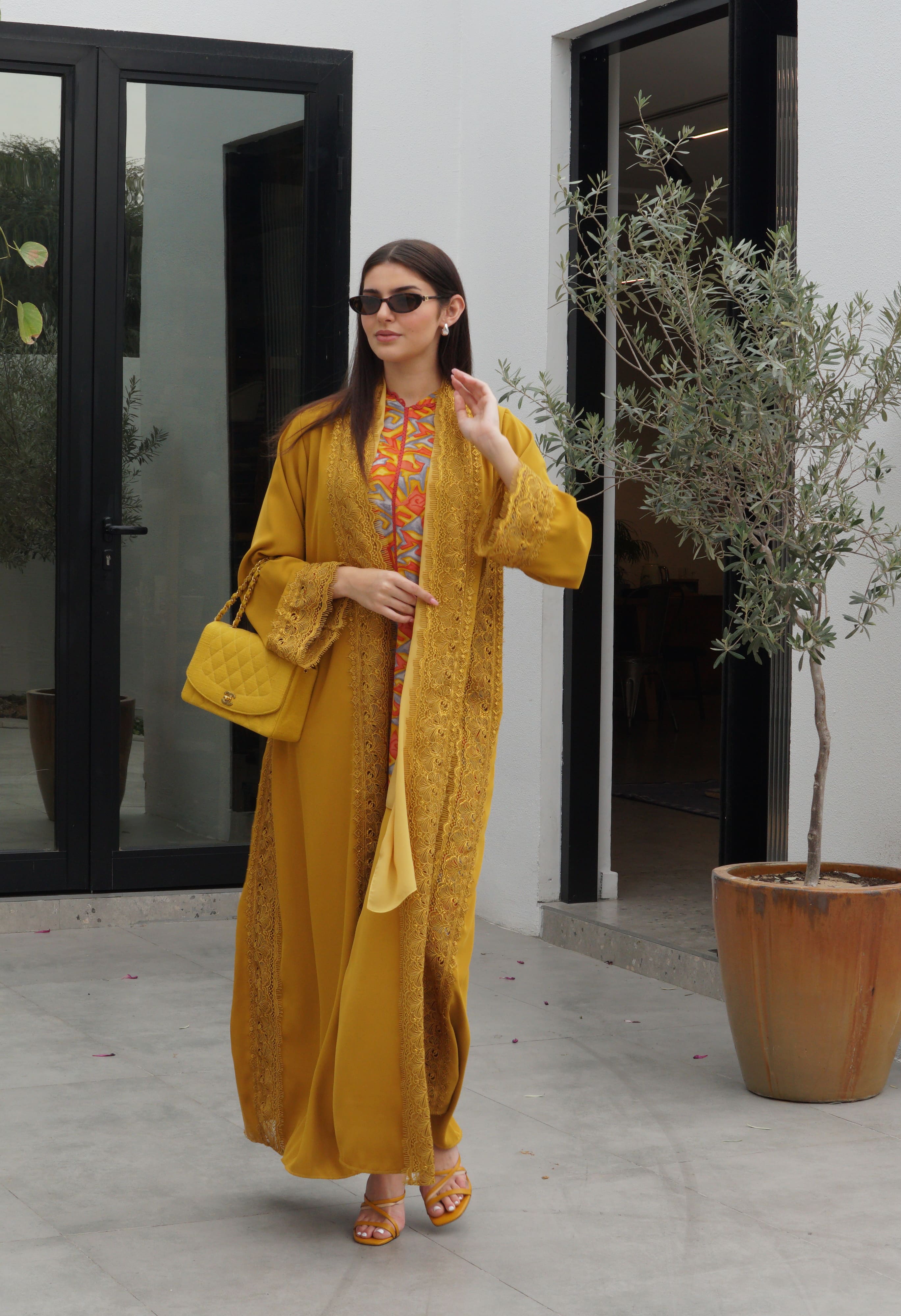The Saffron Abaya