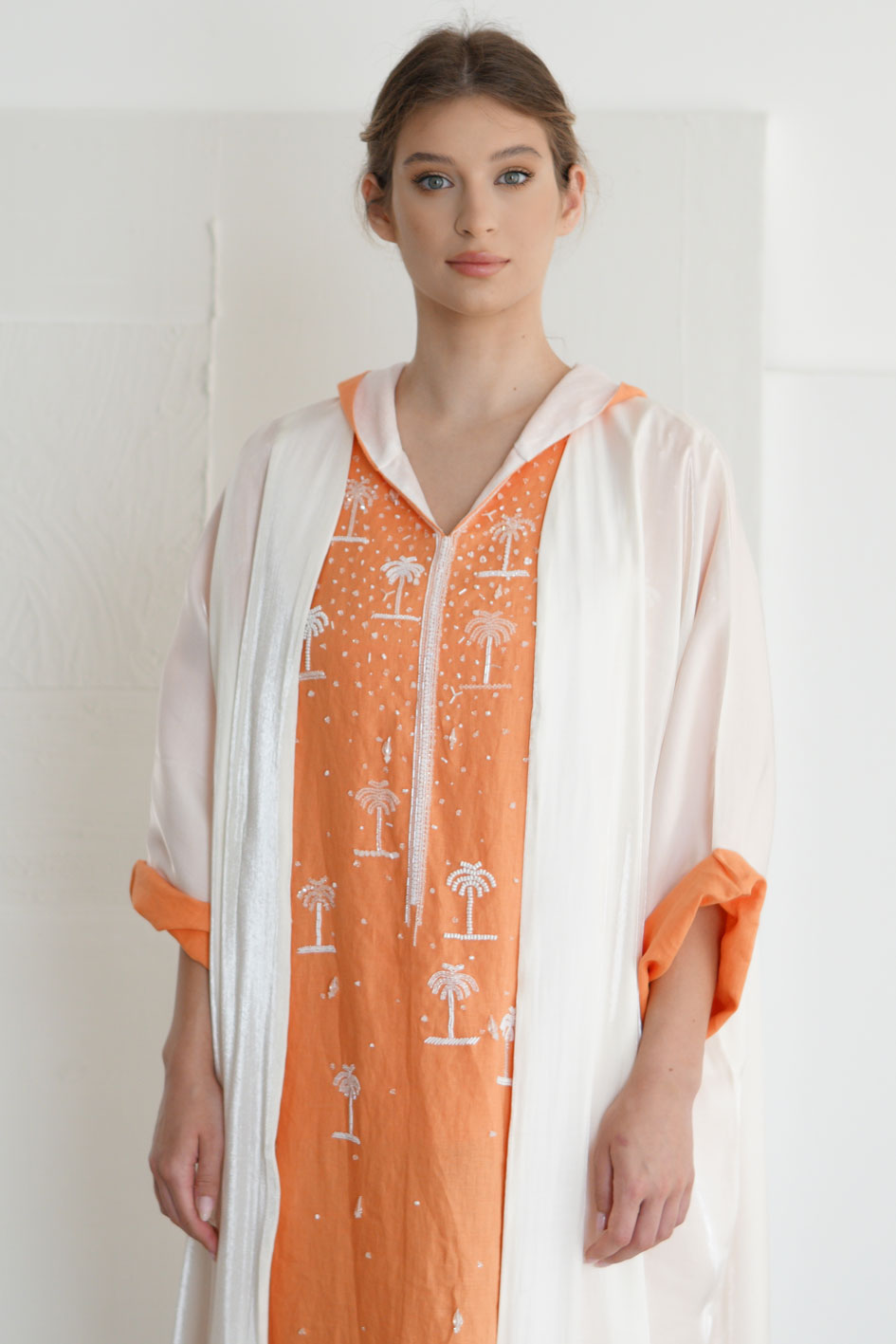 Desert Palm Kaftan - Orange