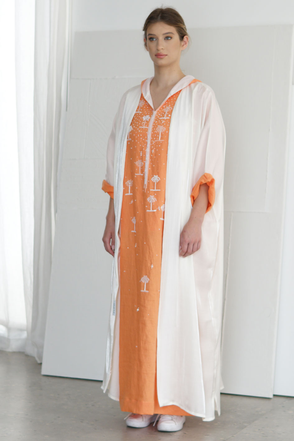 Desert Palm Kaftan - Orange