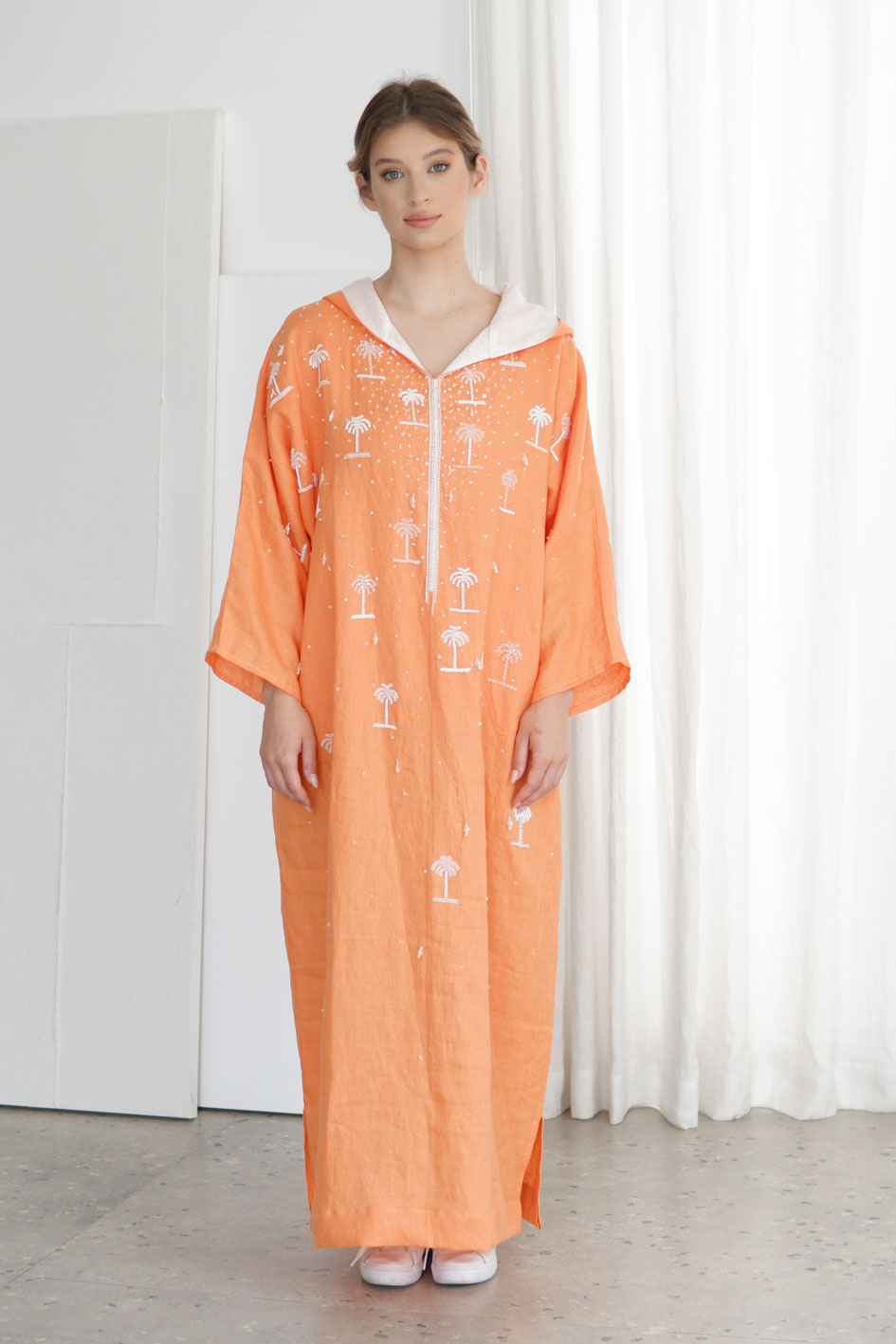 Desert Palm Kaftan - Orange