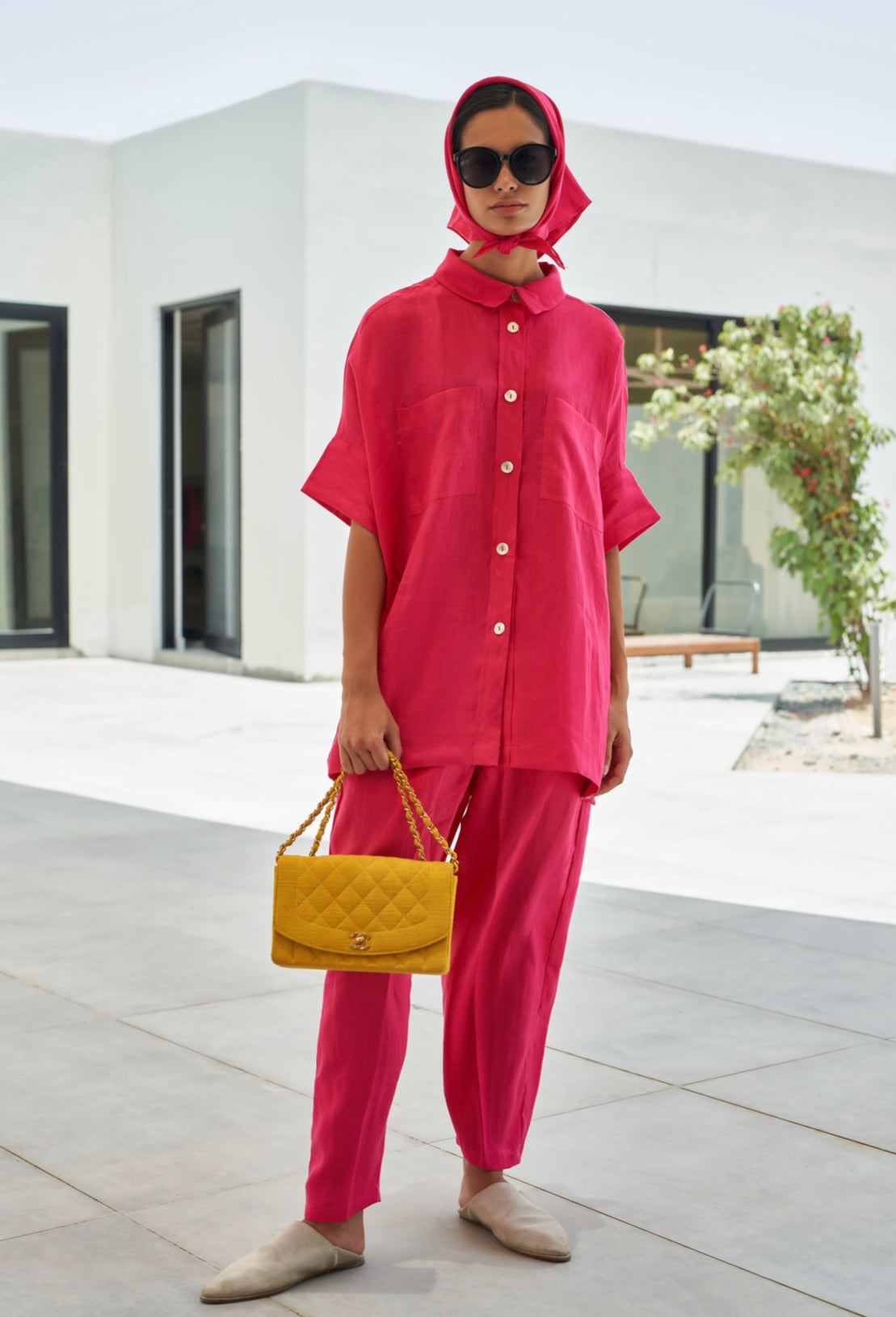 Process Magenta Trouser Set