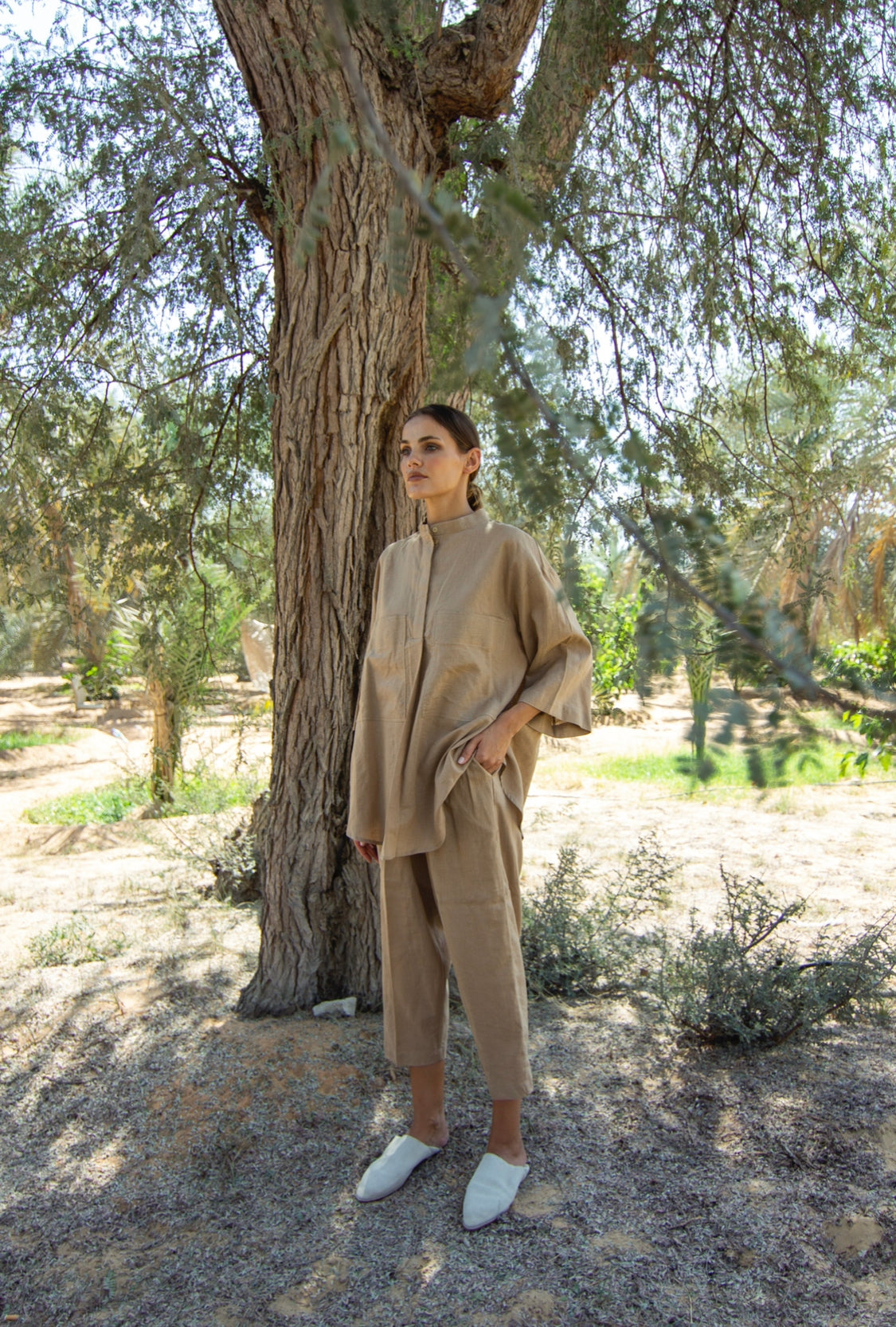 Sand Trouser Set