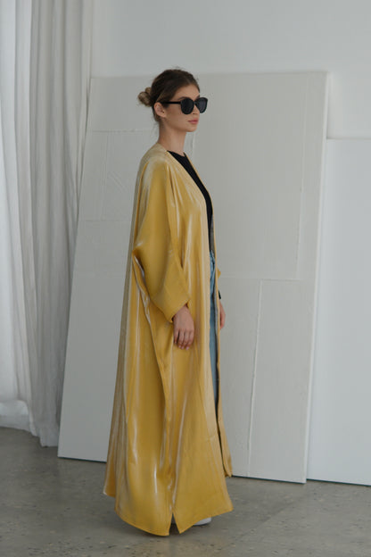 GLOW ABAYA YELLOW