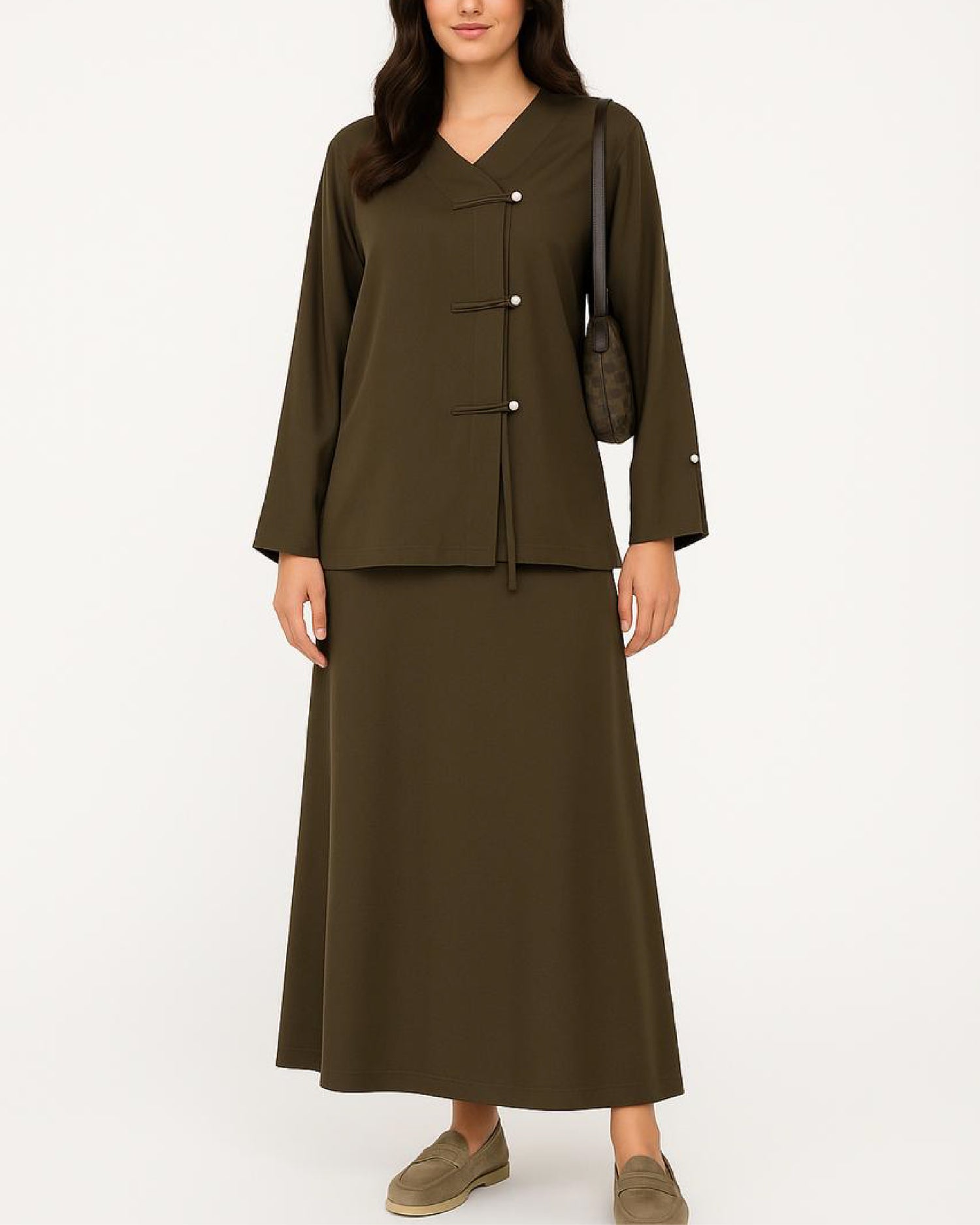 Dark Olive Cotton Set