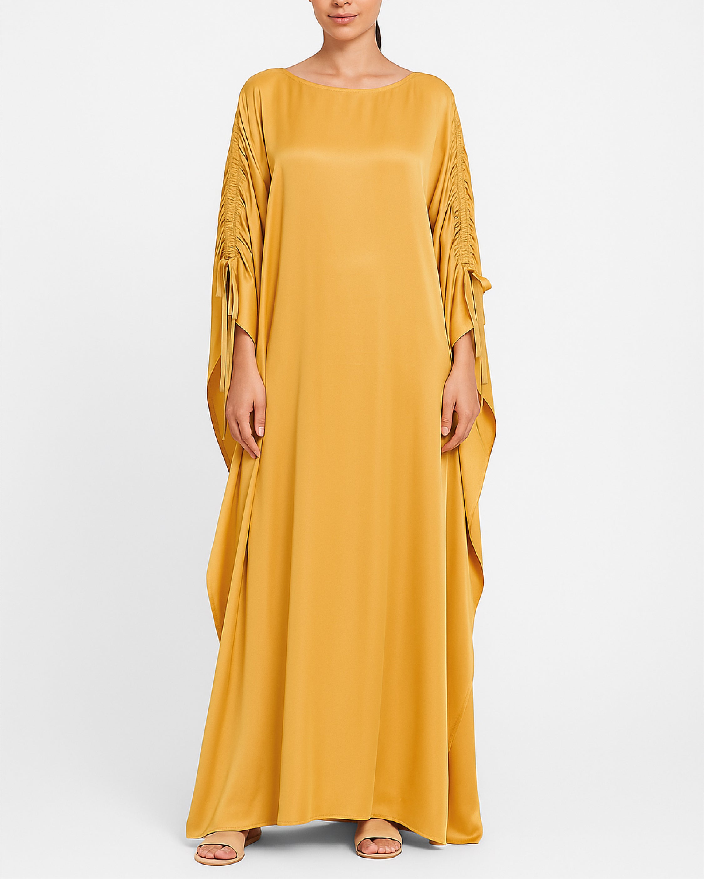 Shimmer Yellow Kaftan
