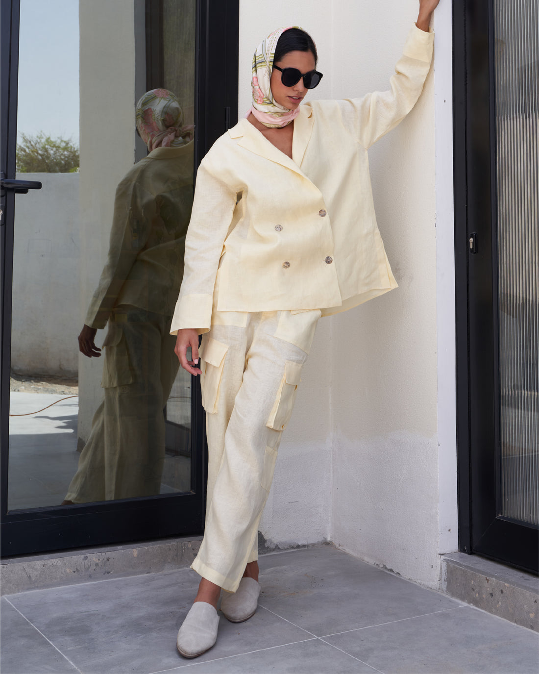 Butter Yellow Trouser Set