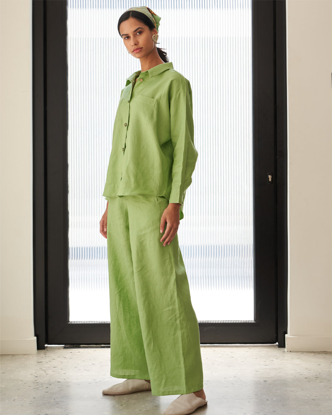 Wild Lime Trouser Set