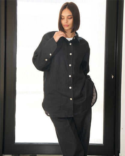 Basic Black Skirt Set