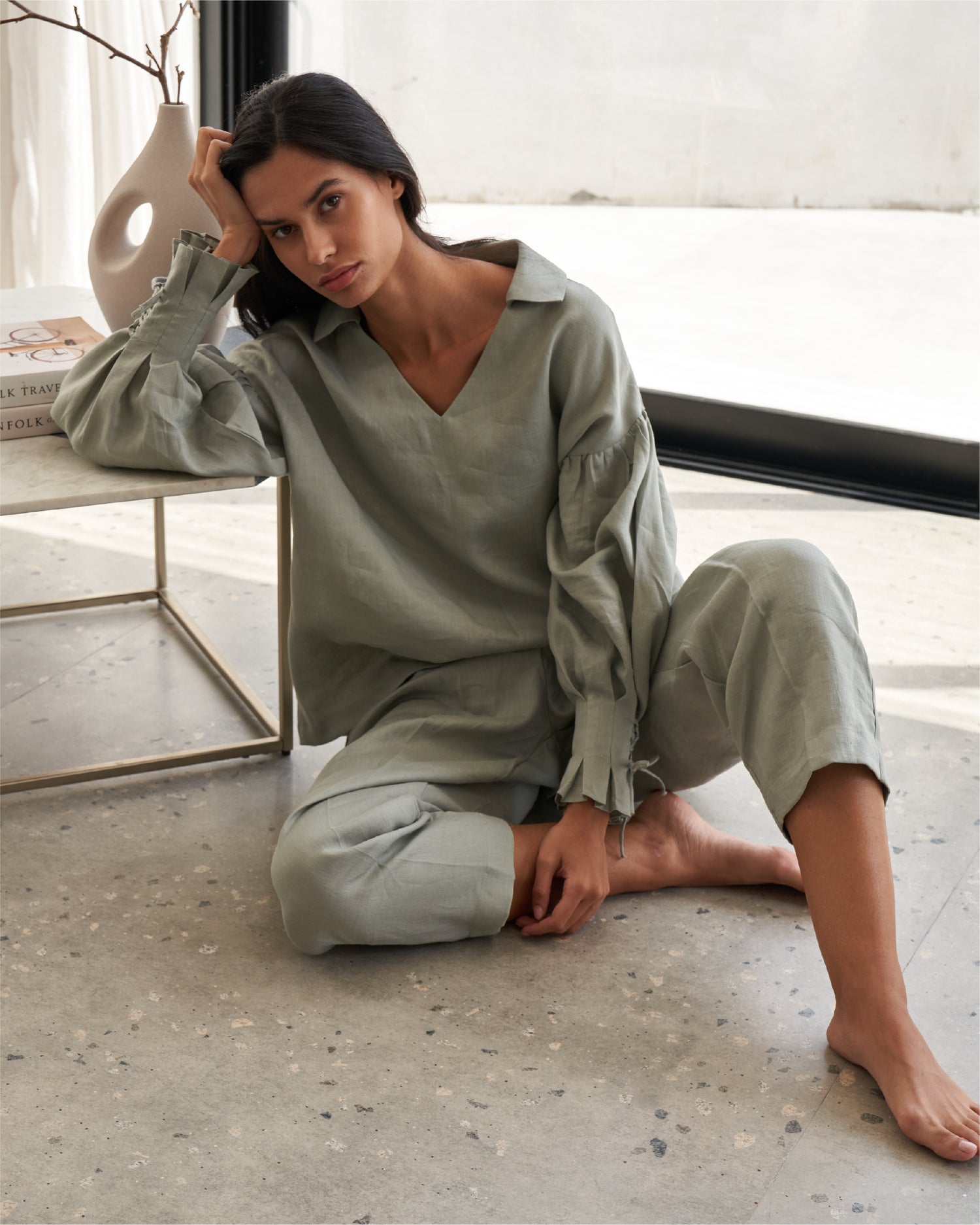 Desert Sage Trouser Set