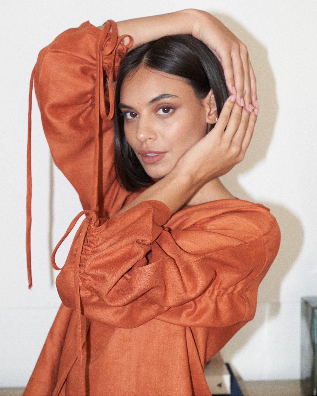 Burnt Orange Skirt Set