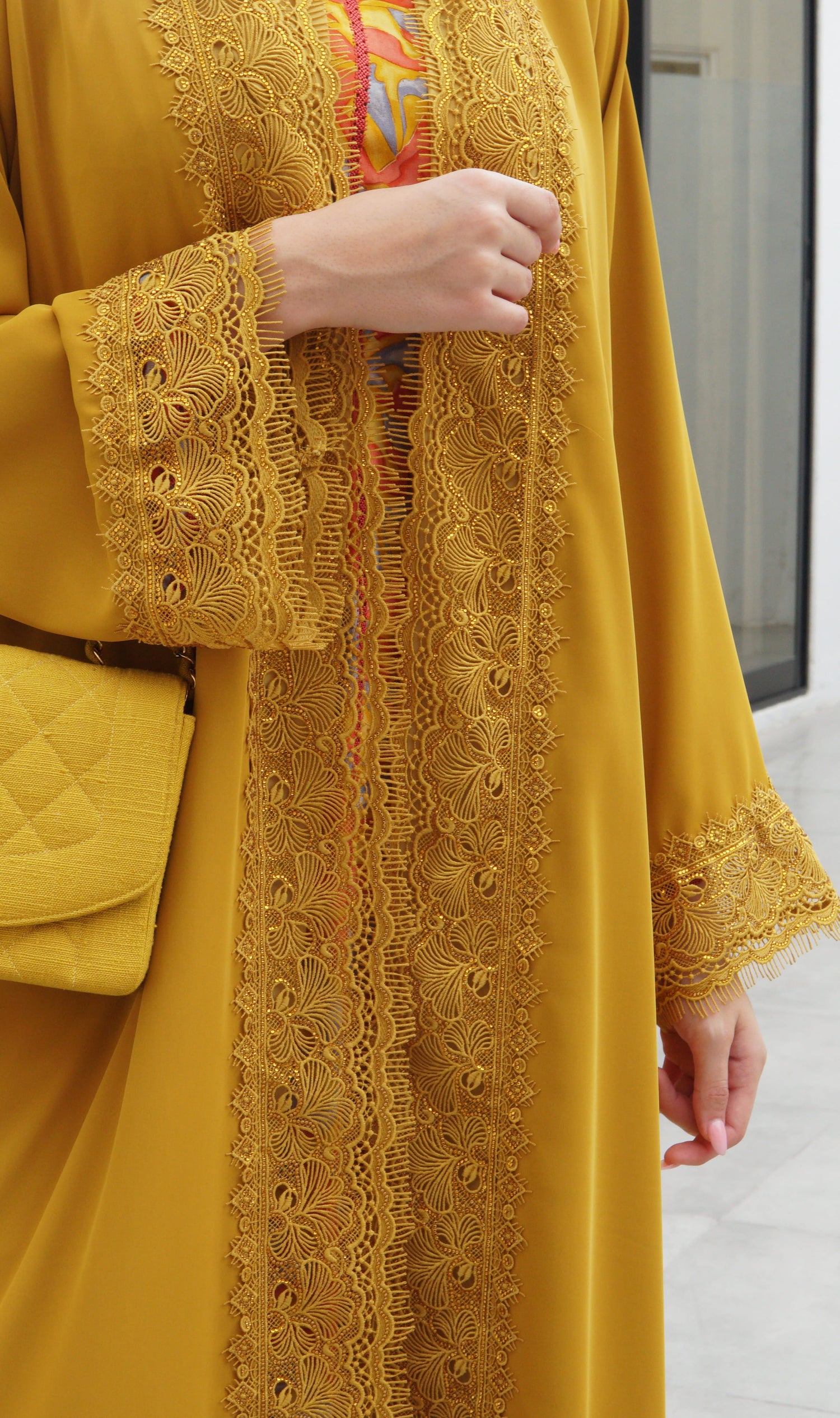 The Saffron Abaya