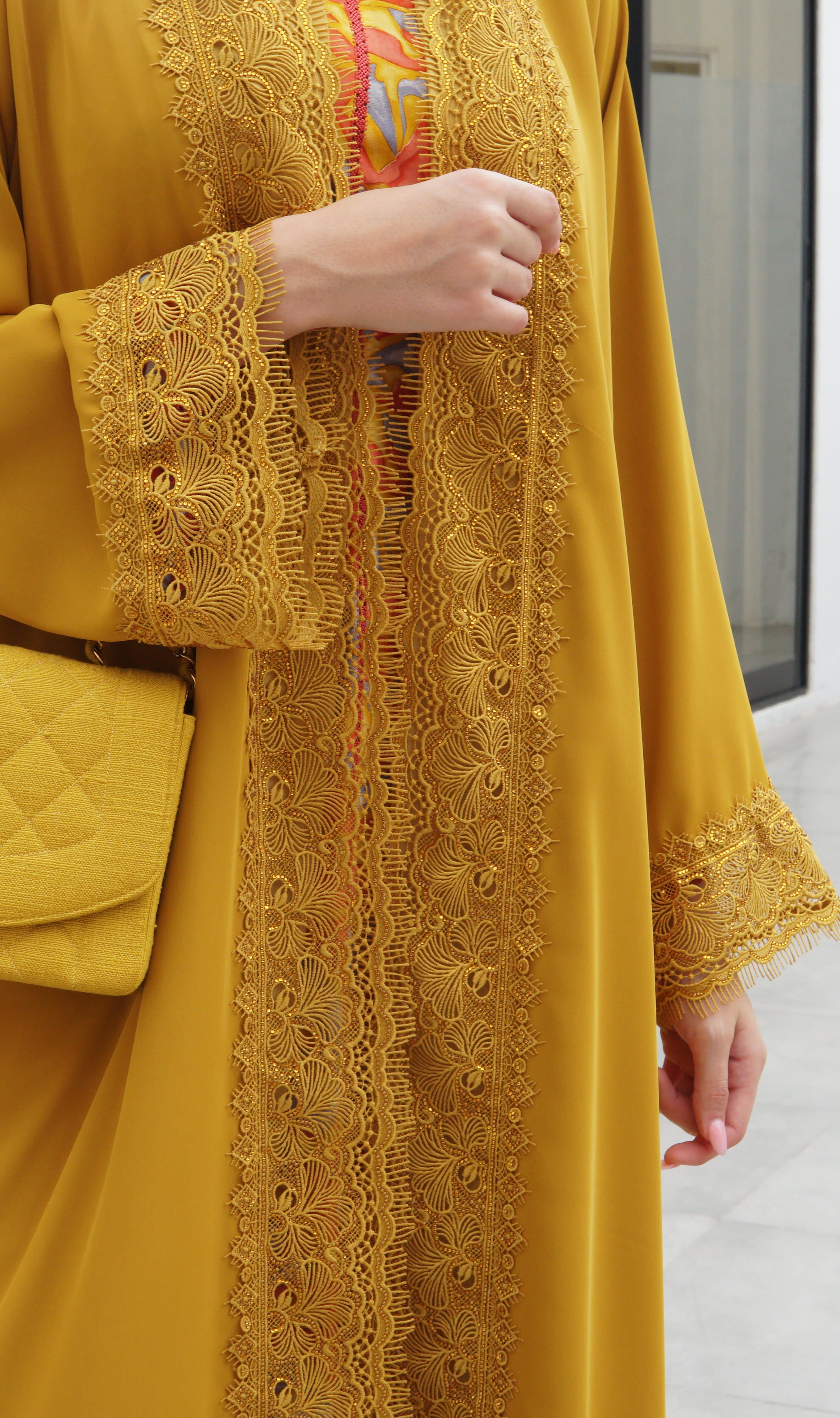 The Saffron Abaya