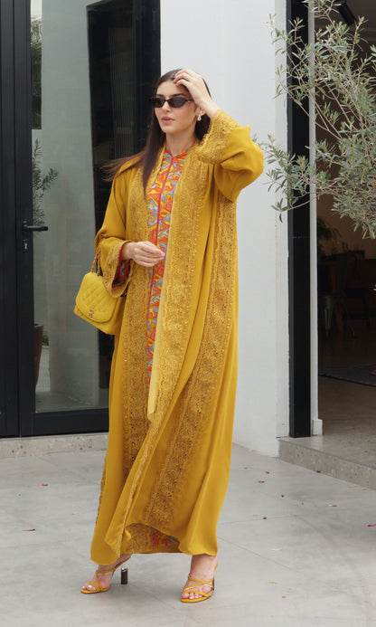 The Saffron Abaya