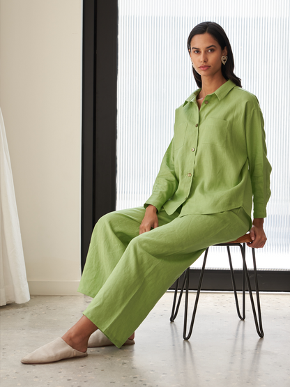 Wild Lime Trouser Set